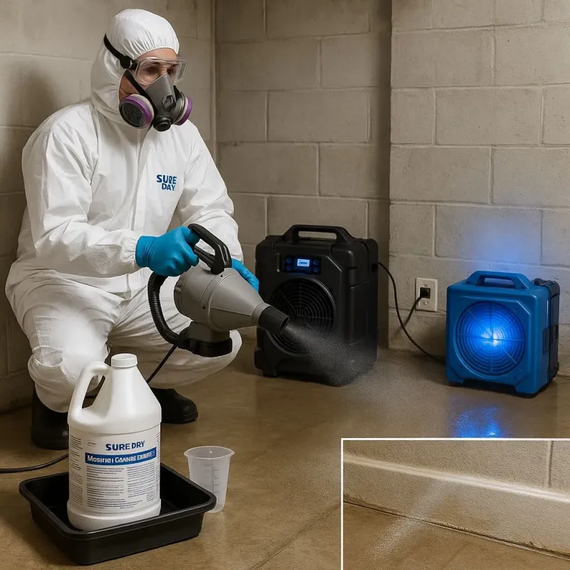 Sanitization and Odor Removal process in Grasonville, MD